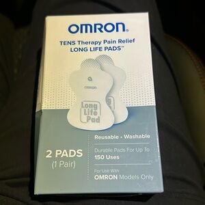 2 LONG LIFE OMRON TTENS THERAPY PADS. NIP